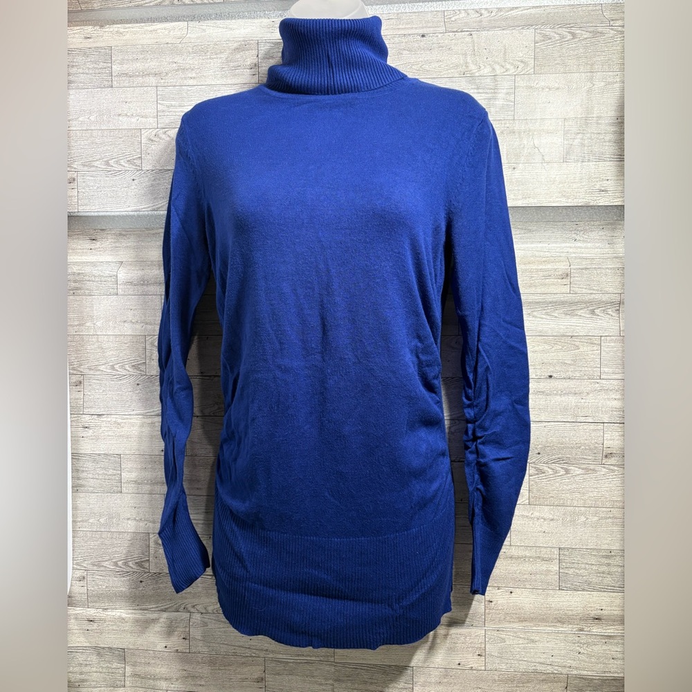 The Limited Royal Blue Turtleneck Sweater